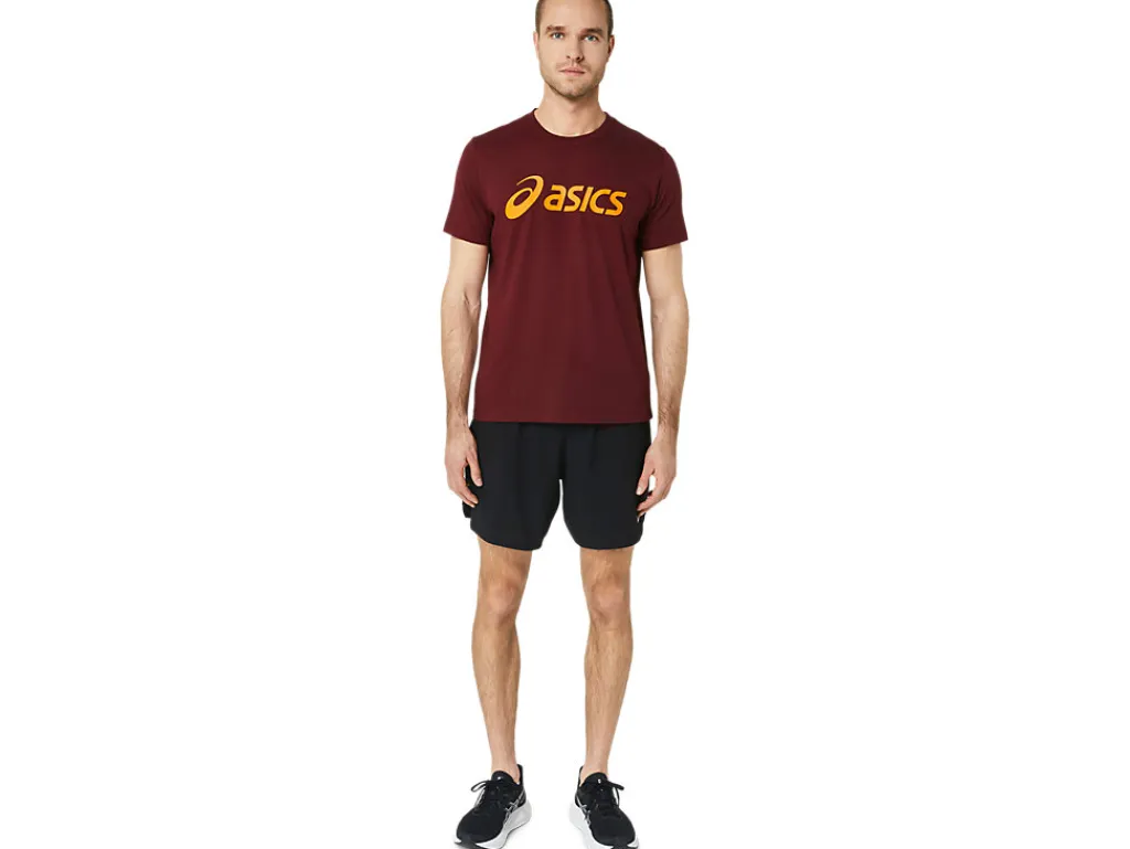 asics_big_logo_tee_4.webp Heren ASICS Shirts Met Korte Mouwen* Big Logo Tee