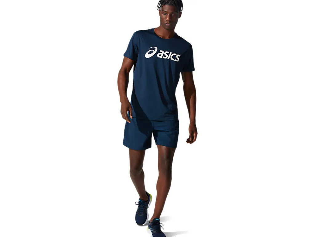 Heren ASICS Shirts Met Korte Mouwen*Core Top