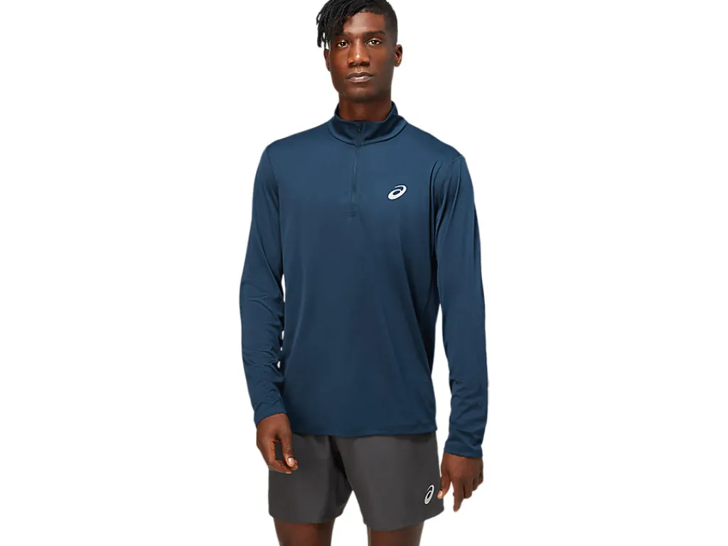 Heren ASICS Shirts Met Lange Mouwen*Core Ls 1/2 Zip Top