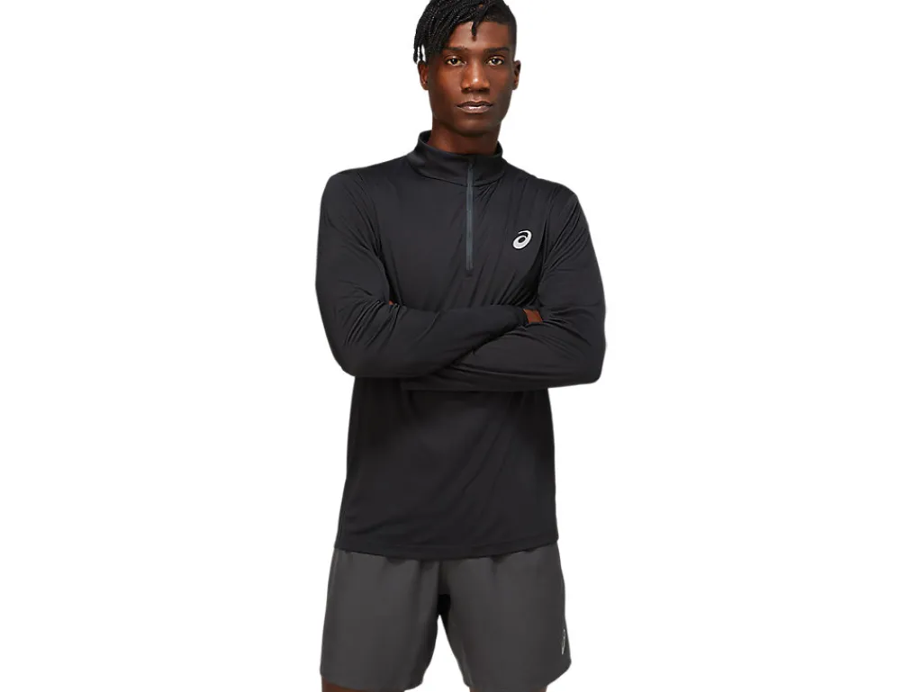 Heren ASICS Shirts Met Lange Mouwen*Core Ls 1/2 Zip Top