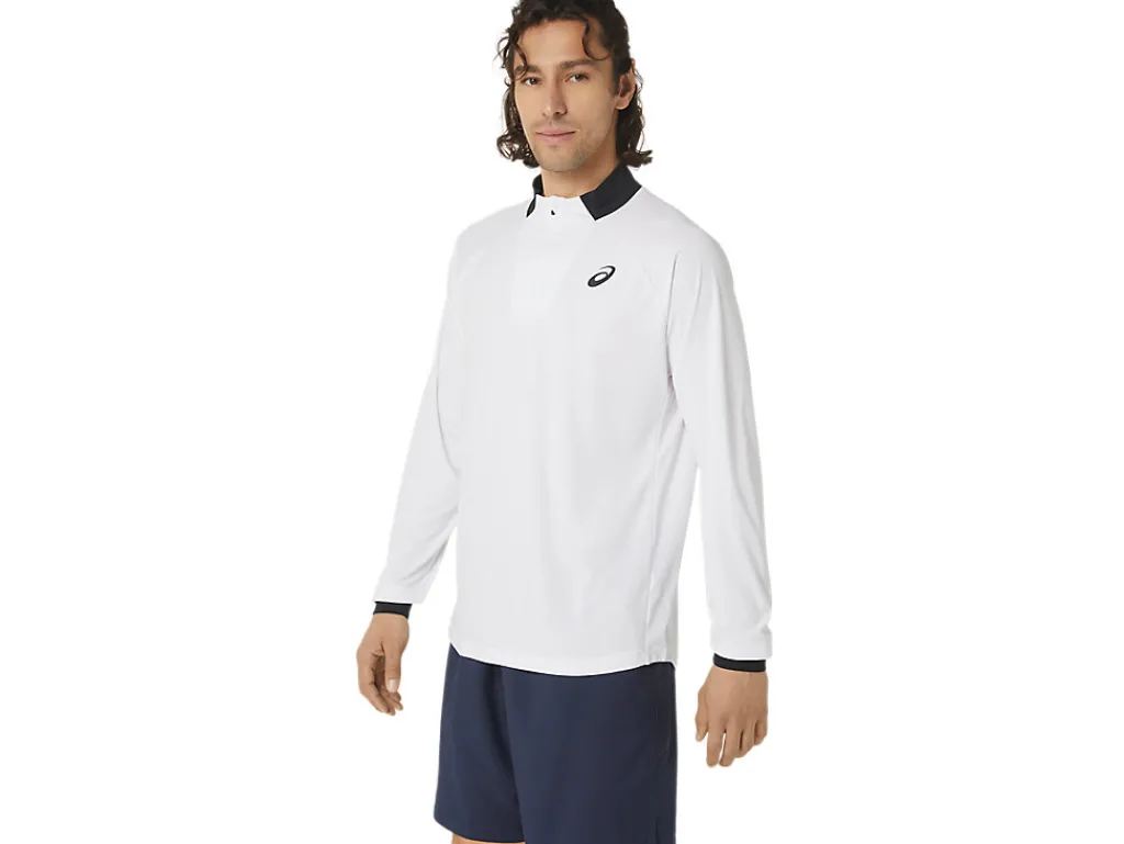 court_ls_zip_top_2.webp Heren ASICS Shirts Met Lange Mouwen*Court Ls Zip Top