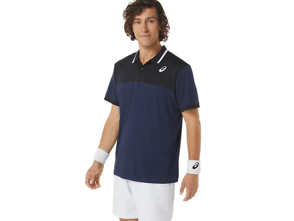court_polo_shirt_2-2.webp Heren ASICS Shirts Met Korte Mouwen*Court Polo Shirt