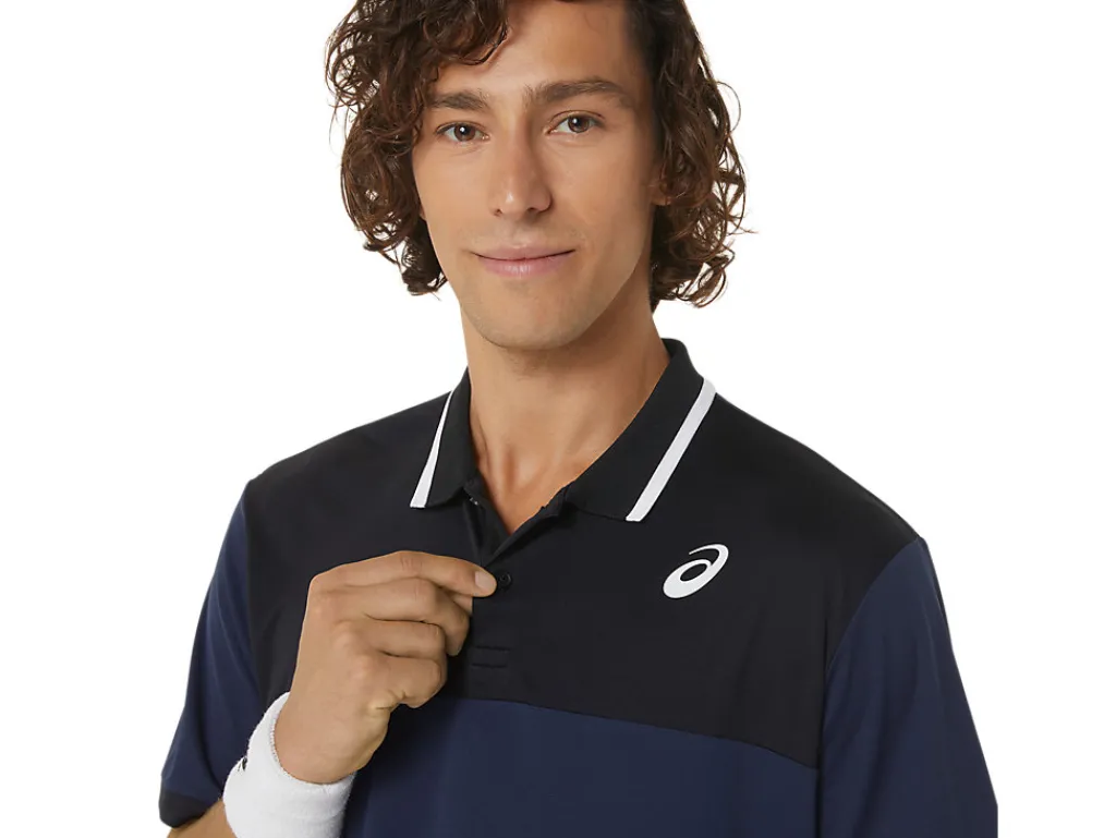 court_polo_shirt_3-2.webp Heren ASICS Shirts Met Korte Mouwen*Court Polo Shirt