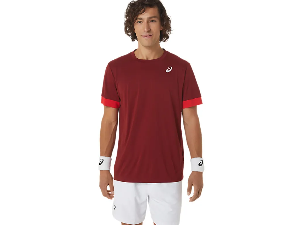 Heren ASICS Shirts Met Korte Mouwen*Court Ss Top