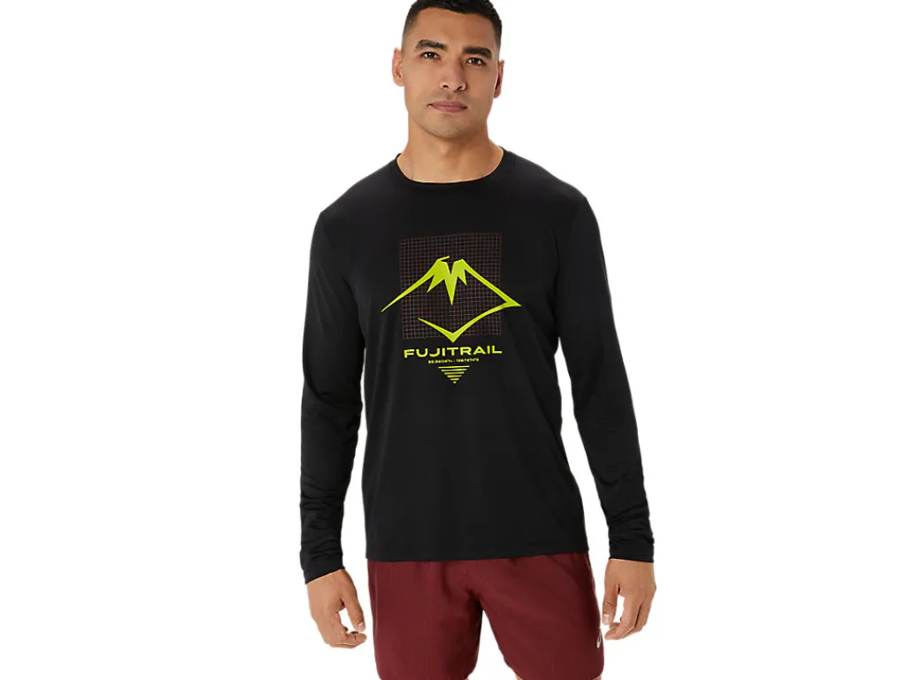 Heren ASICS Shirts Met Lange Mouwen*Fujitrail Logo Ls Top