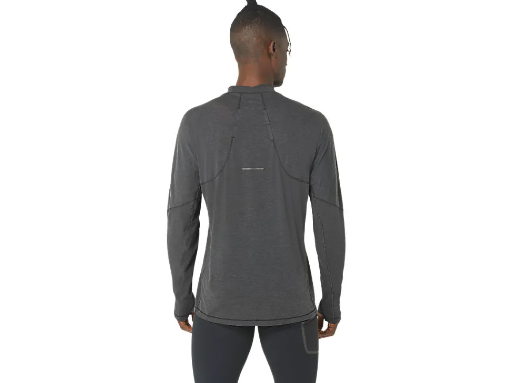 Heren ASICS Shirts Met Lange Mouwen*Metarun Mock Neck Ls Top