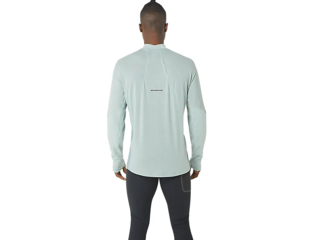 Heren ASICS Shirts Met Lange Mouwen*Metarun Mock Neck Ls Top