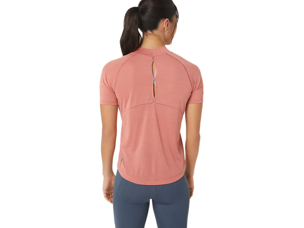 Missen ASICS Shirts Met Korte Mouwen*Nagino Run Ss Top