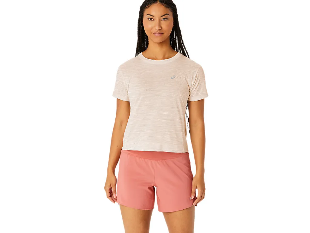 Missen ASICS Shirts Met Korte Mouwen*Race Crop Top