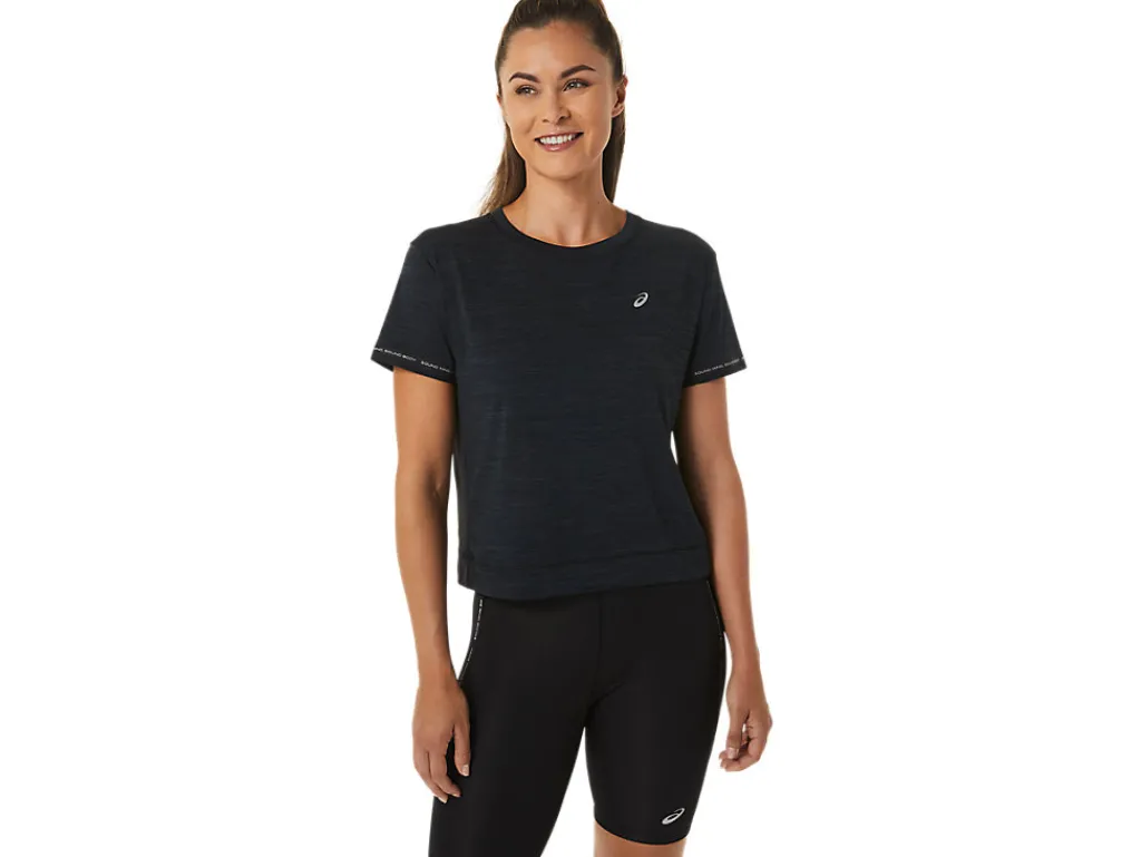 Missen ASICS Shirts Met Korte Mouwen*Race Crop Top