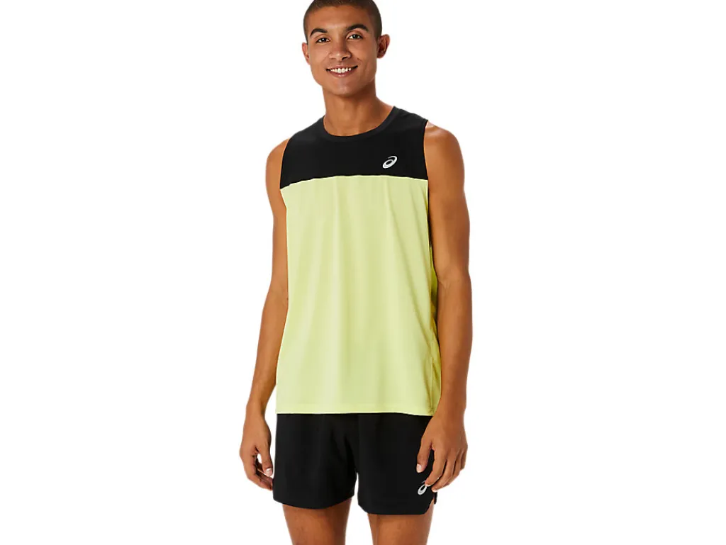 Heren ASICS Shirts Met Korte Mouwen*Race Singlet