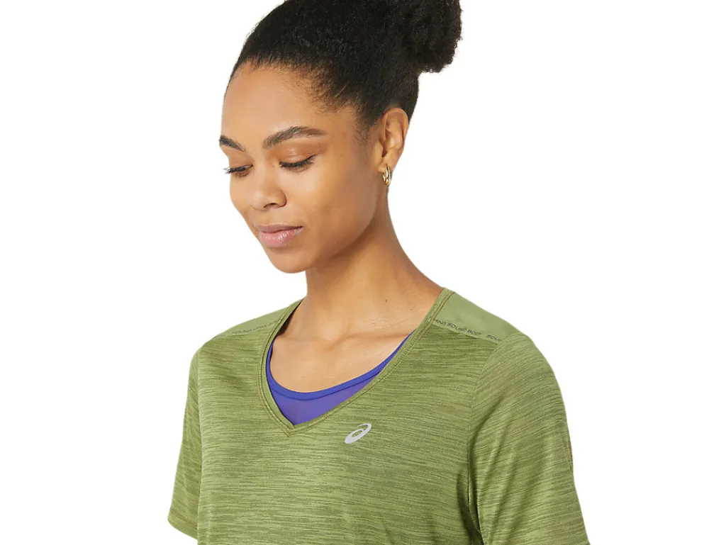 race_vneck_ss_top_3-2.webp Missen ASICS Shirts Met Korte Mouwen*Race V-Neck Ss Top