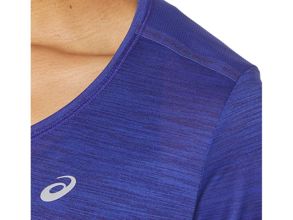 race_vneck_ss_top_4-1.webp Missen ASICS Shirts Met Korte Mouwen*Race V-Neck Ss Top