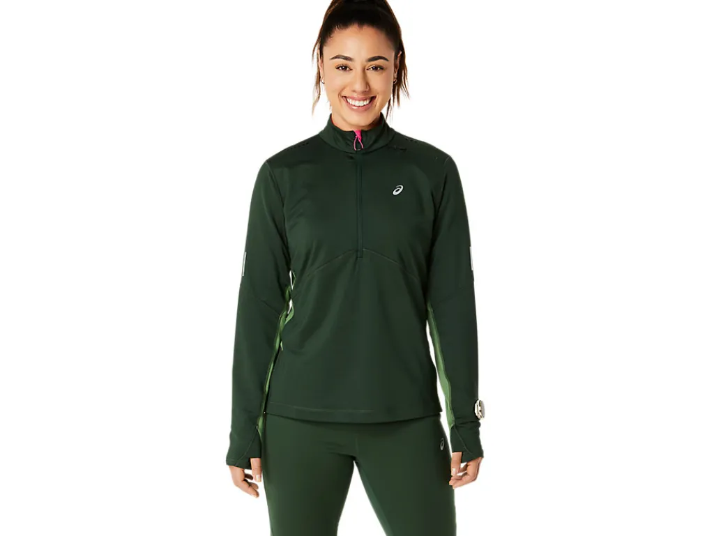 Missen ASICS Shirts Met Lange Mouwen*Winter Run 1/2 Zip Mid Layer