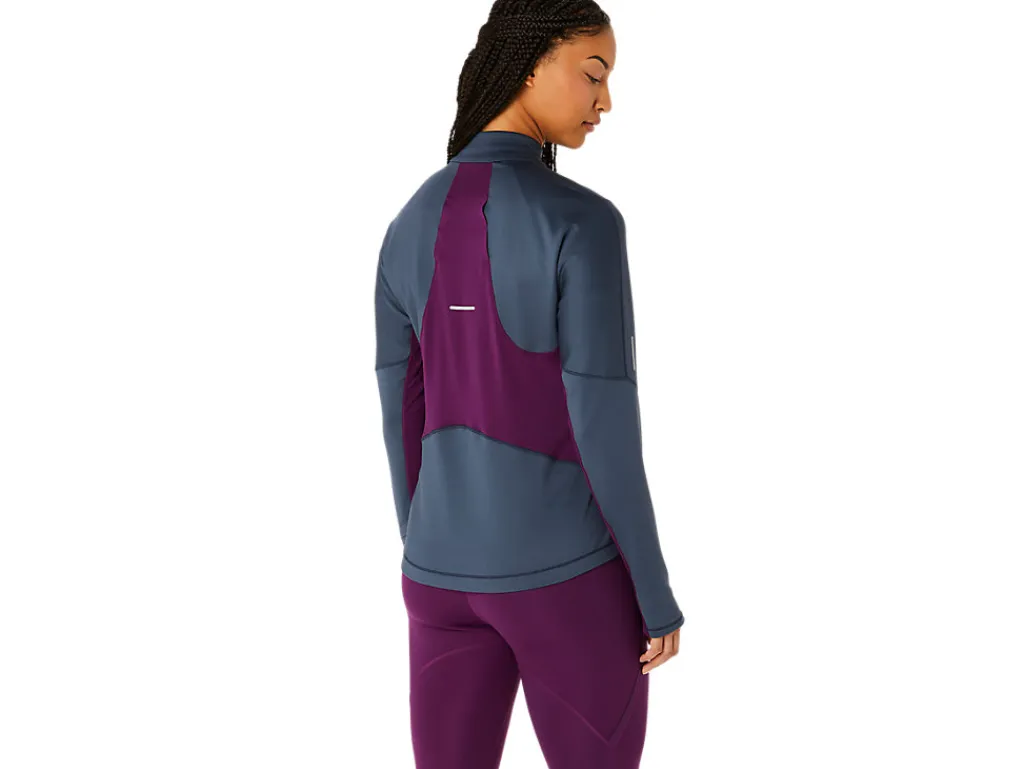 Missen ASICS Shirts Met Lange Mouwen*Winter Run 1/2 Zip Mid Layer